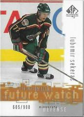 Lubomir Sekeras Hockey Cards 2000 SP Authentic Prices