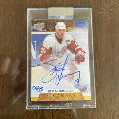 Steve Yzerman Hockey Cards 2020 Upper Deck Clear Cut Canvas Signatures Prices