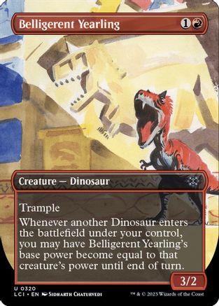 Belligerent Yearling #320 Magic Lost Caverns of Ixalan