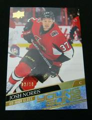 Josh Norris [High Gloss] #209 Hockey Cards 2020 Upper Deck Prices