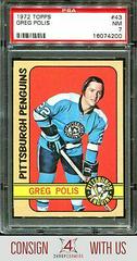 Greg Polis Hockey Cards 1972 Topps Prices