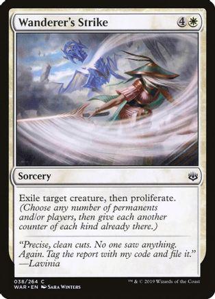 Wanderer's Strike [Foil] #038 Magic War of the Spark