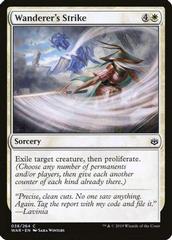 Wanderer's Strike [Foil] #038 Magic War of the Spark Prices