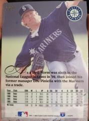 Back | Norm Charlton Baseball Cards 1993 Flair