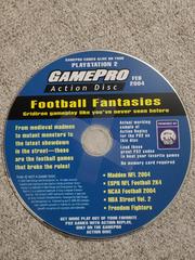 GamePro Action Disc Football Fantasies Playstation 2 Prices