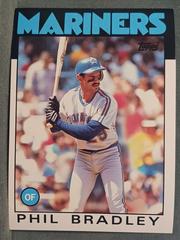 Phil Bradley #13 Baseball Cards 1986 Topps Super Prices