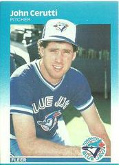 John Cerutti #222 Baseball Cards 1987 Fleer Glossy Prices