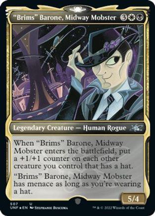 Brims Barone, Midway Mobster [Galaxy Foil] Magic Unfinity