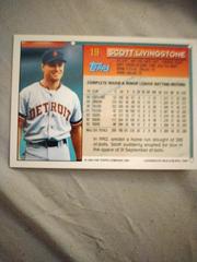 Complete Major & Minor League Batting Record | Scott Livingstone Baseball Cards 1994 Topps