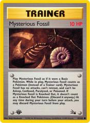 Mysterious Fossil [1st Edition] #62 Pokemon Fossil Prices