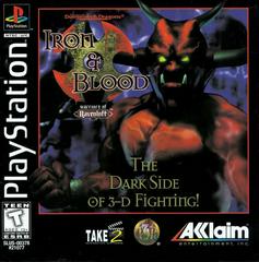 Advanced Dungeons & Dragons Iron And Blood - Front | Advanced Dungeons & Dragons Iron and Blood Playstation