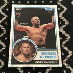 Georges St Pierre [Pulsar] Ufc Cards 2018 Topps UFC Chrome 1983 Prices
