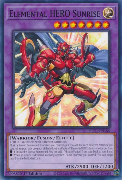 Elemental HERO Sunrise [1st Edition] BLC1-EN155 Prices | YuGiOh Battles ...