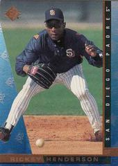 Rickey Henderson #152 Baseball Cards 1997 SP Prices
