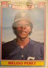 Melido Perez | Melido Perez Baseball Cards 1988 Topps Glossy Rookies