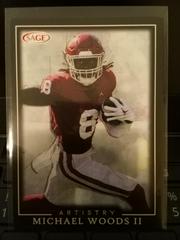 Michael Woods II #76 Football Cards 2022 Sage Artistry Prices
