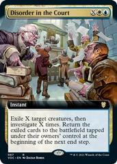 Disorder in the Court [Extended Art] Magic Innistrad: Crimson Vow Commander Prices
