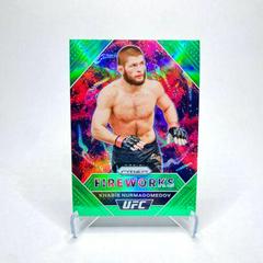 Khabib Nurmagomedov [Green] Ufc Cards 2021 Panini Prizm UFC Fireworks Prices
