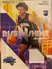 Paolo Banchero Basketball Cards 2022 Panini Hoops Rise N Shine Memorabilia Prices