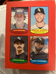 Rich Gossage, Michael Kopech, Dylan Cease, Touki Toussaint Baseball Cards 2023 Topps Heritage 1974 Stamps High Number Prices