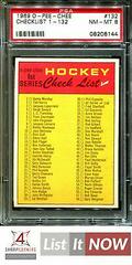Checklist 1-132 #132 Hockey Cards 1969 O-Pee-Chee Prices
