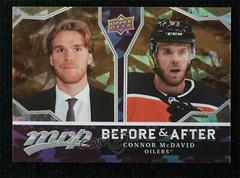 Connor McDavid [Gold] Hockey Cards 2021 Upper Deck MVP Before and After Prices