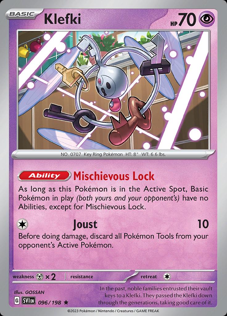 Klefki [Holo] #96 Pokemon Scarlet & Violet