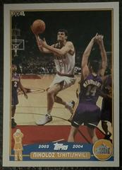 Nikoloz Tskitishvili #130 Basketball Cards 2003 Topps Prices