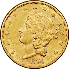 1874 S Coins Liberty Head Gold Double Eagle Prices