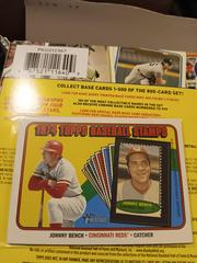 Front | Johnny Bench Baseball Cards 2023 Topps Heritage 1974 Stamps Relics