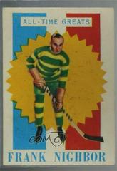 Frank Nighbor Hockey Cards 1960 Topps Prices