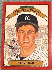 Steve Sax Baseball Cards 1990 Panini Donruss Diamond Kings Prices