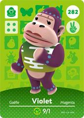 Violet #282 [Animal Crossing Series 3] Amiibo Cards Prices