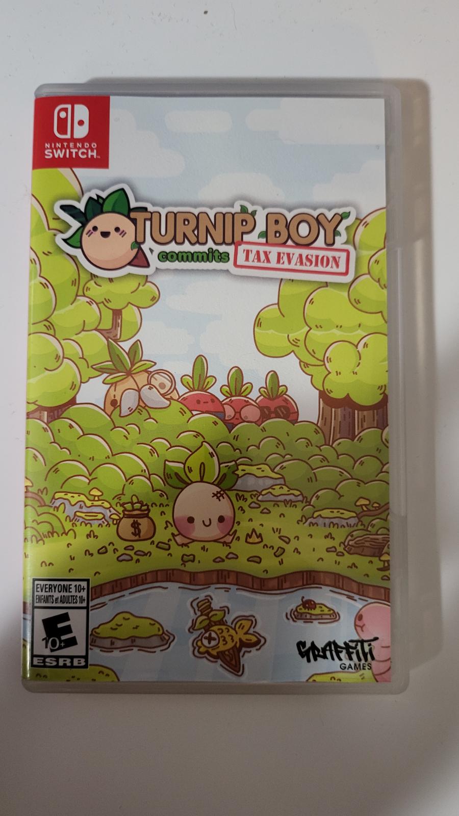 Turnip Boy Commits Tax Evasion | Item, Box, and Manual | Nintendo Switch