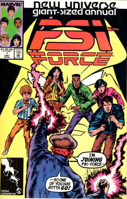 Psi-Force Annual #1 (1987) Comic Books Psi-Force