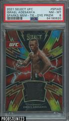 Israel Adesanya [Tie Dye] #SP-IAD Ufc Cards 2021 Panini Select UFC Sparks Prices