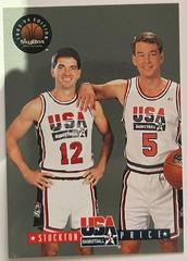 John Stockton, Mark Price #6 Basketball Cards 1994 Skybox USA Basketball Prices