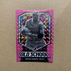 Dennis Rodman [Pink Fluorescent] #3 Basketball Cards 2019 Panini Mosaic Old School Prices