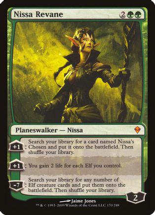 Nissa Revane [Foil] Magic Zendikar