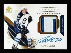 Patrik Laine [Future Watch Autograph Patch Limited] Hockey Cards 2017 SP Authentic Prices