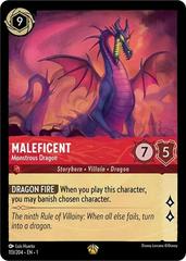 Maleficent - Monstrous Dragon [Foil] #113 Lorcana First Chapter Prices