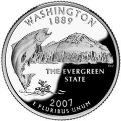 2007 P [WASHINGTON] Coins State Quarter Prices