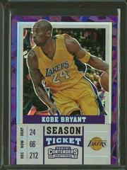 Kobe Bryant [Cracked Ice] #31 Basketball Cards 2017 Panini Contenders Draft Picks Prices