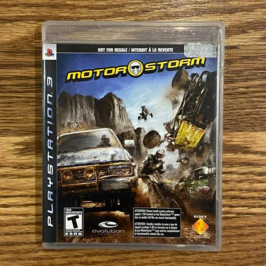 MotorStorm Item, Box, and Manual Playstation 3