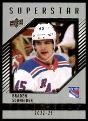 Braden Schneider Hockey Cards 2022 Upper Deck Honor Roll Prices