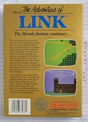 Box Back - Variant  | Zelda II The Adventure of Link NES