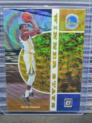 Kevin Durant [Gold Wave] #18 Basketball Cards 2019 Panini Donruss Optic Winner Stays Prices