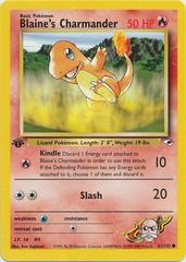 Blaine's Charmander [1st Edition] #61 Prices | Pokemon Gym Heroes