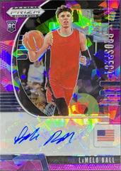 LaMelo Ball [Purple Ice] Basketball Cards 2020 Panini Prizm Draft Picks Autographs Prices