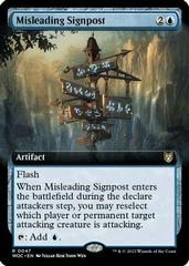 Misleading Signpost [Extended Art] #47 Magic Wilds of Eldraine Commander Prices